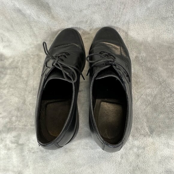 Cole Haan Men's size 11M Lenox Hill black Split Toe Oxford lace up shoes - Picture 11 of 16